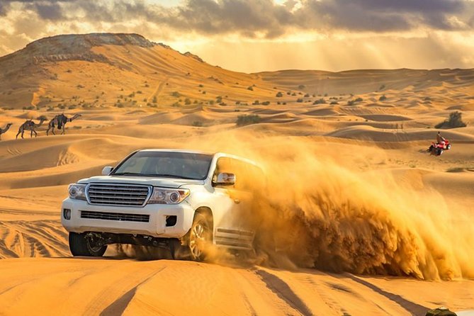 Evening Desert Safari with BBQ Dinner & self-drive Quad biking - Sunset photography in the red dunes