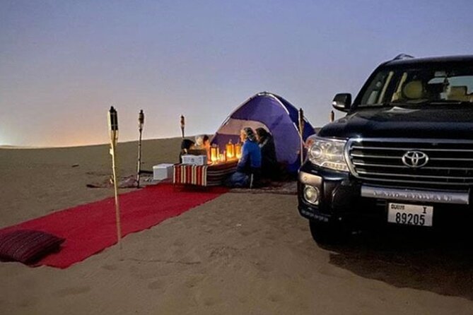 Evening desert safari with camel ride and BBQ dinner - The camel ride is traditional, but very short