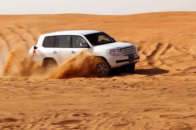 Evening Desert Safari with, Dune Bashing, Camel Ride, sand board - What $49 buys you
