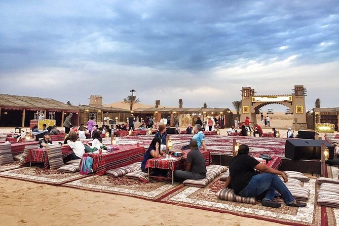 Evening Desert Safari with Quad Bike, Dune Bashing, Entertainments, BBQ Dinner - Entering the camp after sunset