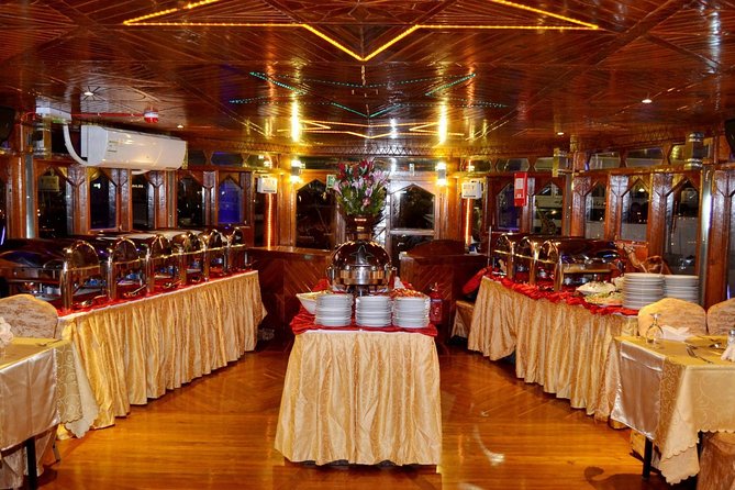 Evening Dhow Dinner Cruise in Dubai - The tanoura show and onboard atmosphere