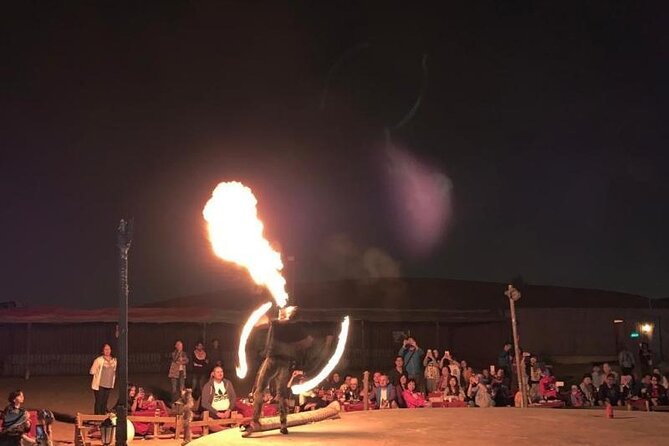 Evening Dubai Desert Safari Experience with Dinner and Shows - Three stage shows in one evening