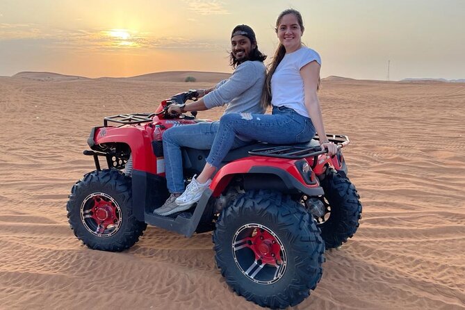 Evening Red Dunes Safari with Quad Biking, BBQ Dinner & LiveShows - Arabian hospitality at the evening camp