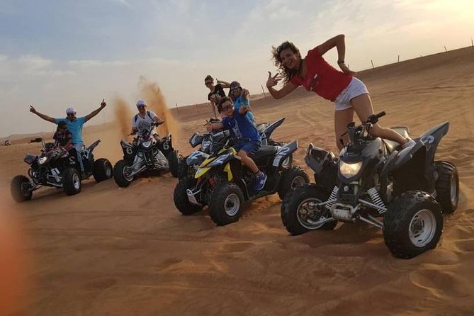 Evening Red Dunes Safari with Quad Biking, BBQ Dinner & LiveShows - Dune bashing across the red dunes