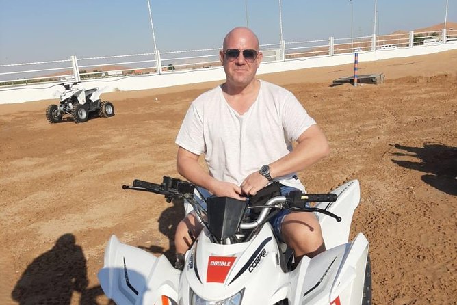 Evening Safari Quad Bike in the desert of Lahbab - A Bedouin-style camp with many add-ons
