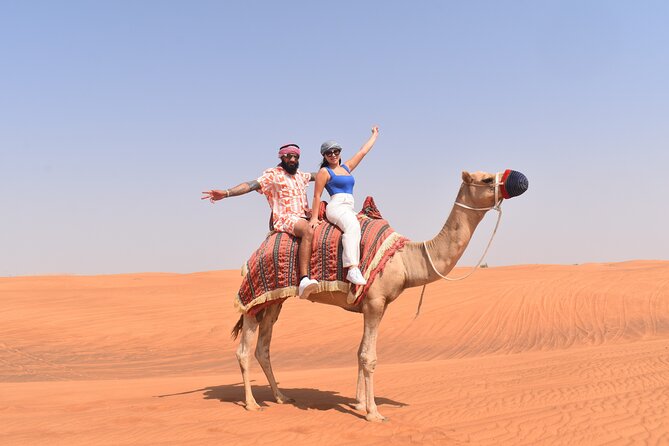Exclusive Desert Safari Camel Ride Sandboard & Buffet BBQ Dinner - Key points at a glance