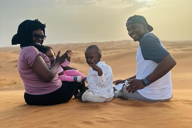 Exclusive Desert Safari Camel Ride Sandboard & Buffet BBQ Dinner - From Dubai to the red dunes of Lahbab