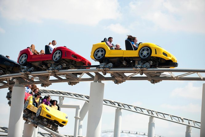 Ferrari World Entrance ticket - Ferrari factory films and rides for younger children