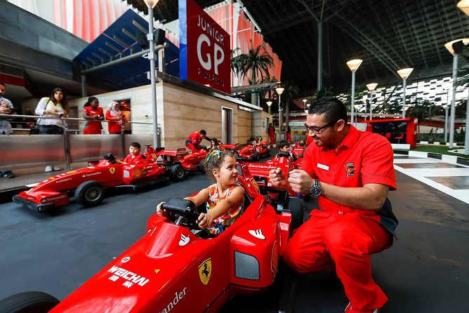 Ferrari World Entry Tickets from Dubai with Transfers from hotel - Arriving at Ferrari World Yas Island