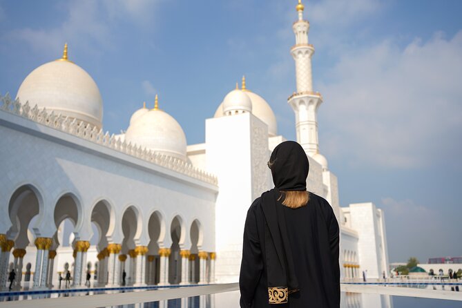 From Dubai: Abu Dhabi City Sightseeing & Sheikh Zayed Mosque - Louvre Abu Dhabi without the museum ticket