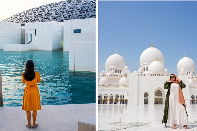 From Dubai: Abu Dhabi Day Tour with Grand Mosque & Louvre Museum - Sheikh Zayed Grand Mosque: the day’s great visual moment