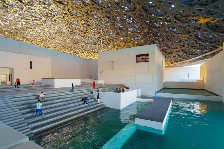 From Dubai: Abu Dhabi Grand Mosque & Louvre Museum Full-Day - The Dubai pickup and road to Abu Dhabi