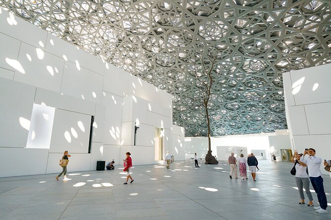 From Dubai: Abu Dhabi Premium Full-Day Sightseeing Tour & Louvre - Louvre Abu Dhabi brings art and architecture together
