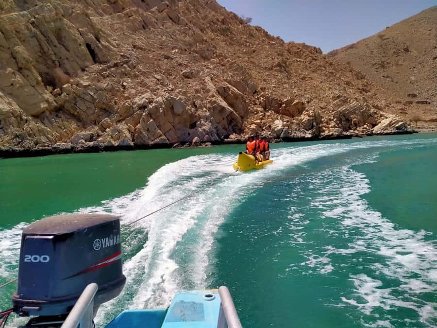 From Dubai/Sharjah/RAK: Dibba Musandam Trip & Dhow Cruise - The limestone cave visit at 2:30 pm