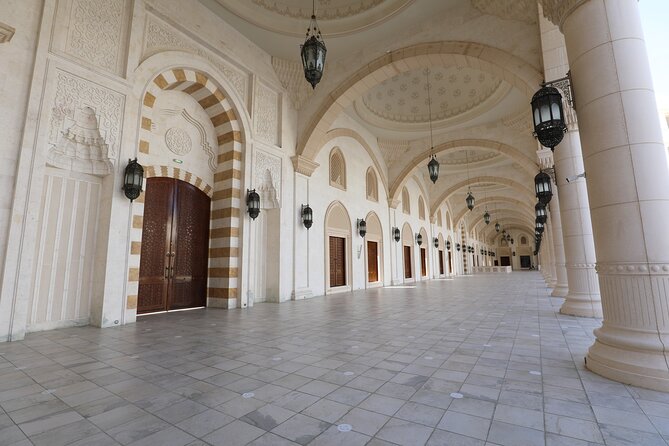 From Dubai to Fujairah: Full Day Tour with Sheikh Zayed Grand Mosque - Amphitheater, waterfall, and the Hajar Mountains