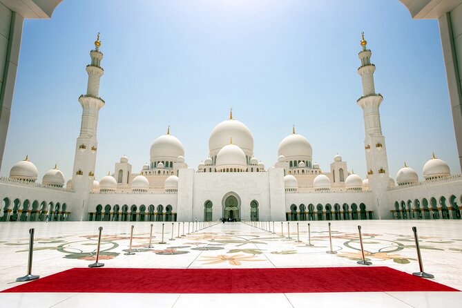 Full Day Abu Dhabi City Tour with Sheikh Zayed Mosque - Passing Emirates Palace, Yas Island, and the city skyline