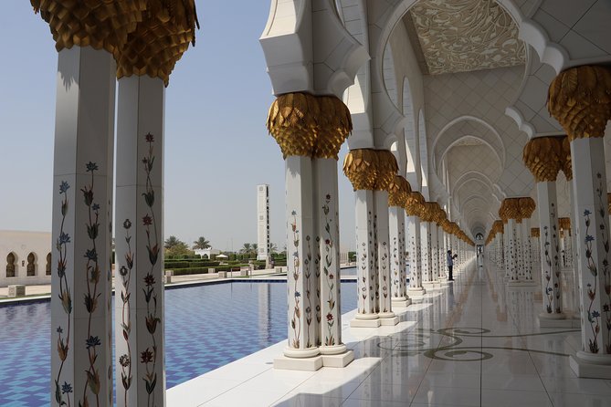 Full Day Abudhabi City Tour with Ferrari World Theme Park Ticket - Etihad Towers and Emirates Palace show Abu Dhabi’s grand side