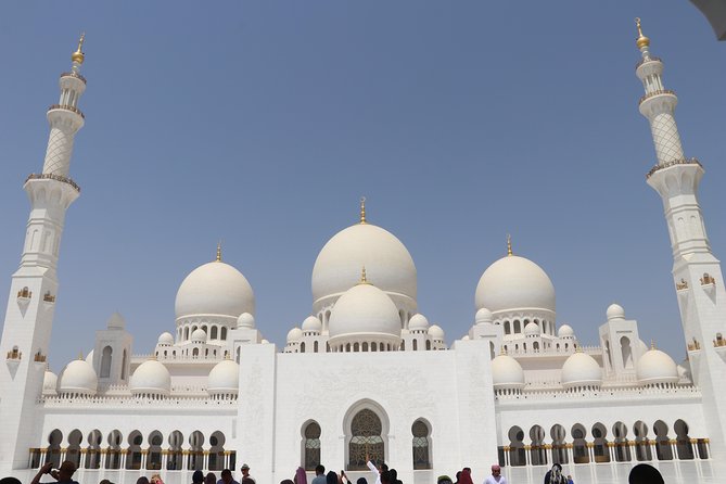 Full Day Abudhabi City Tour with Ferrari World Theme Park Ticket - Marina Mall is the practical lunch break