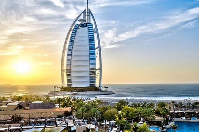 Full Day Dubai City Tour with At the Top Burj Khalifa Ticket - Jumeirah Mosque and beach