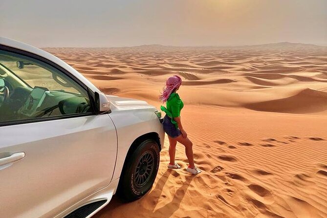 Full-Day Dubai Desert Safari Tour - Camp time, drinks, and Arabic touches