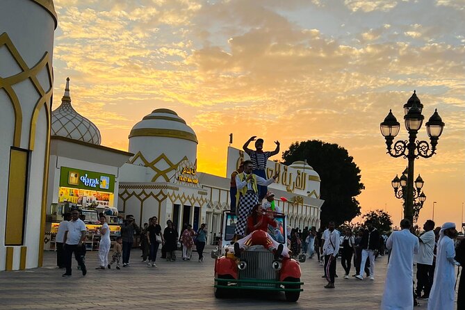 Global Village with Entrance Ticket and Transfers - Shows, acrobatics, and fireworks are included