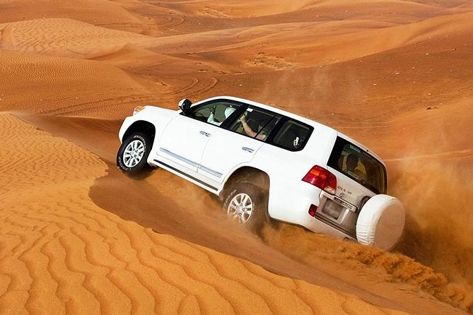 Golden Dunes & Sunset Safari with BBQ, Camel Ride & Sandboarding - Dune Bashing: The Main Adrenaline Hit