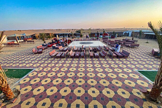 Guided Desert Safari with Dinner and Quad Biking in Dubai - Barbecue dinner, fruit, dessert, and soft drinks