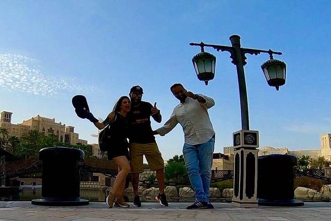 Guided private tour around Dubai! - Burj Al Arab and Dubai Marina from the road