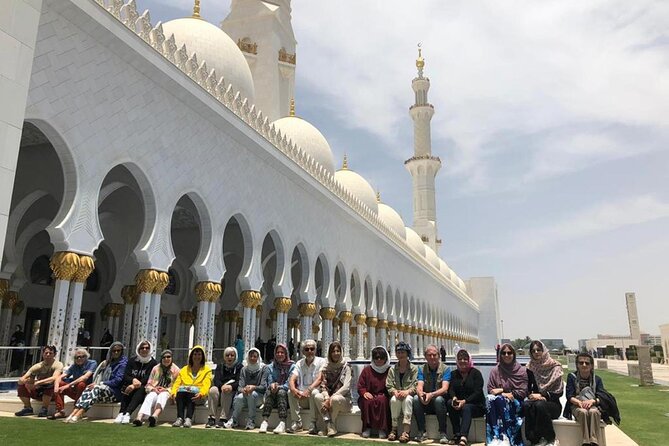 Half day City Tour of Abu Dhabi with Sheikh Zayed Grand mosque - Emirates Palace, the Corniche, and skyline photo stops