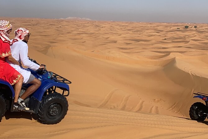 Half Day Morning Safari with Quad Bike and Camel Ride - Sandboarding for About 30 Minutes