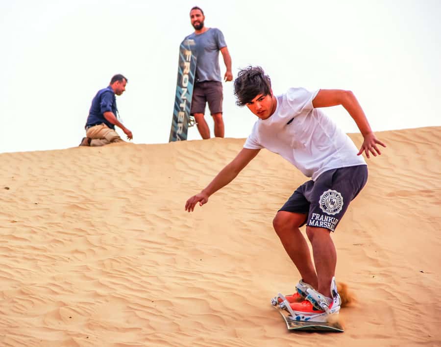 Hatta Safari & Honey Bee Garden Visit - Sandboarding and the dunes