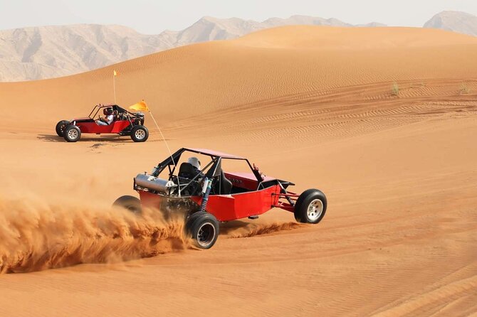 High Red Dunes Thrilling Desert Safari Sand Boarding BBQ Dinner - The evening shows are part of the package