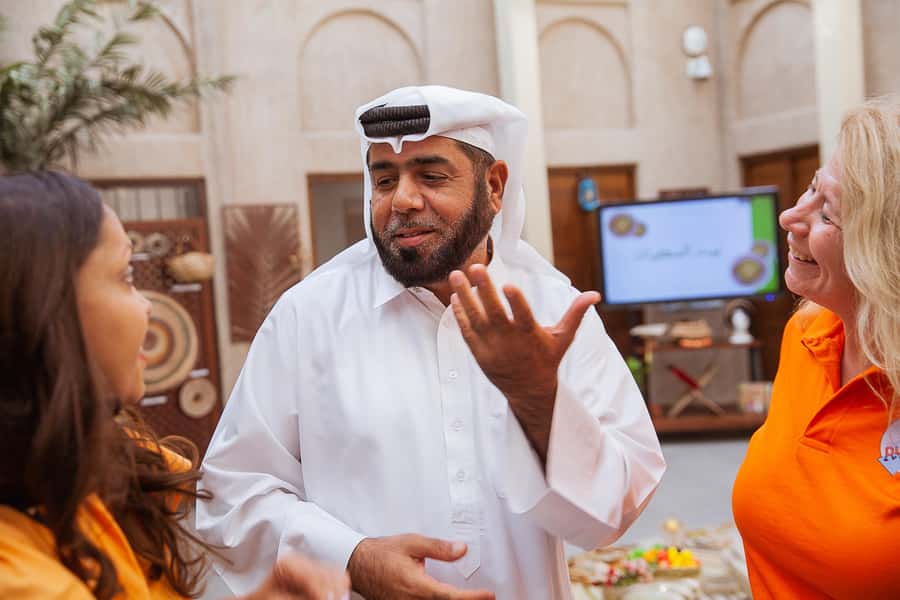 Historic Forts, Boats and Pearls of Old Dubai Walking Tour - Starting outside Arabian Tea House