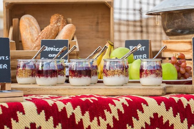 Hot Air Balloon Ride With Gourmet Breakfast & Falcon Show - Breakfast at the traditional Bedouin camp