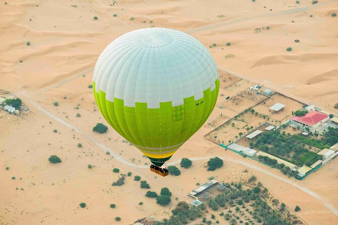 Hot Air Balloon Ride with Pickup and Drop off - What the desert scenery looks like from the air