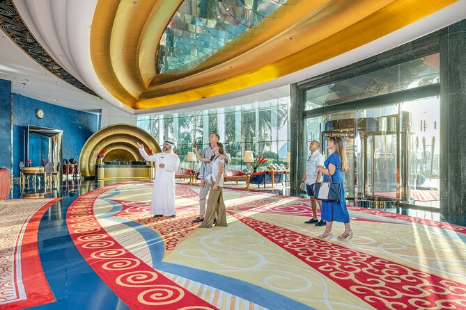 Inside Burj Al Arab Dubai Guided Tour with Experience Package - The atrium: Dubai scale in one room