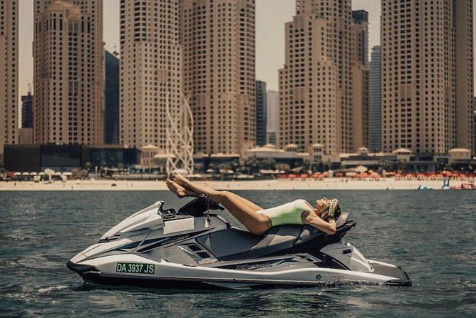 Jet ski Dubai 30 minute Guided Sightseeing Tour - Passing Palm Jumeirah, Dubai’s man-made island