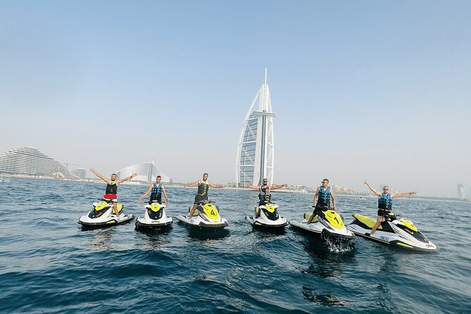 Jetski Dubai: 60Min Burj Al Arab & Atlantis the Palm - Starting at P&O Marina Port Fishing Harbor