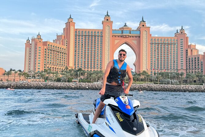 Jetski Dubai: 60Min Burj Al Arab & Atlantis the Palm - Riding toward Atlantis and Palm Jumeirah