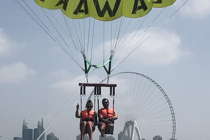 Jumeirah Beach Parasailing Experience in Dubai - The 10 to 15 minutes above the Arabian Gulf