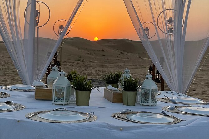 Just For You Private Desert BBQ Dinner - Dune bashing, sandboarding, and desert photos