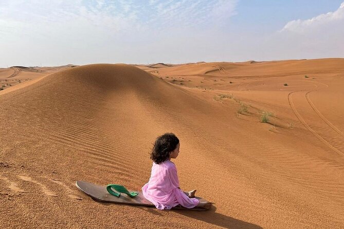 Kids Friendly Desert Safari or Kids Friendly Desert Tours - Sandboarding, camel riding, and camp entertainment