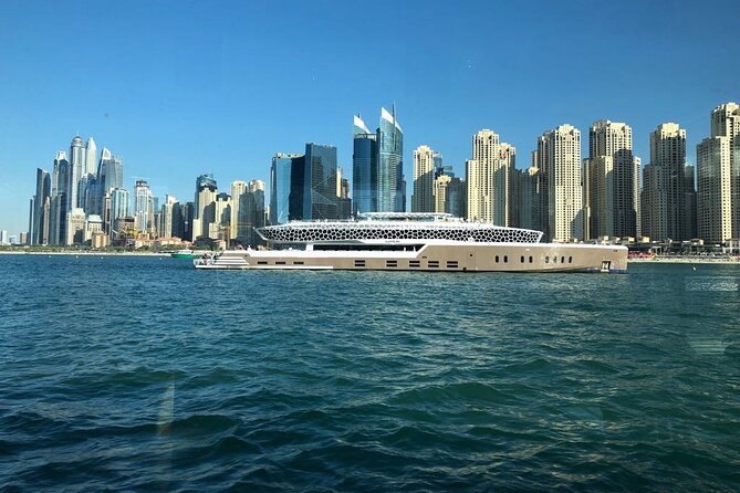 Luxury 7 Star Mega Yacht Dinner Cruise With international Buffet - The Marina Route, JBR, Palm, and Atlantis