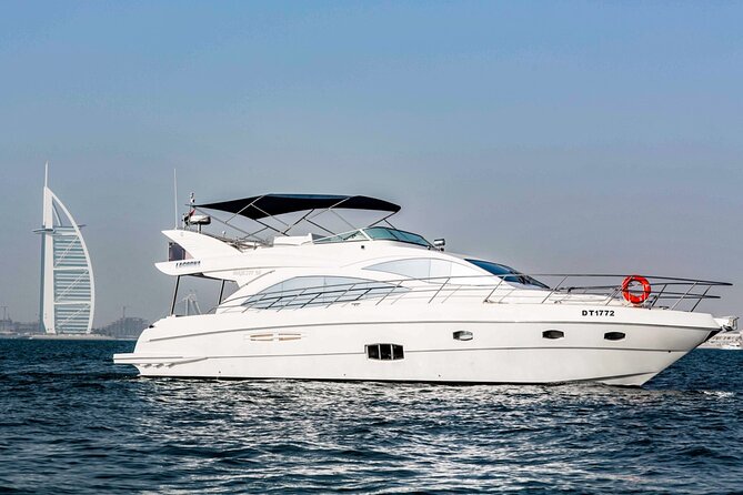 Luxury Yacht Dubai - Book 56 ft Yacht Cruise up to 24 people - The Burj Al Arab Photo Stop