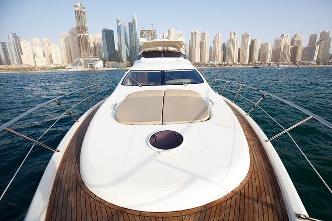 Luxury Yacht Private Rental from Dubai Marina - The four-hour route adds swimming