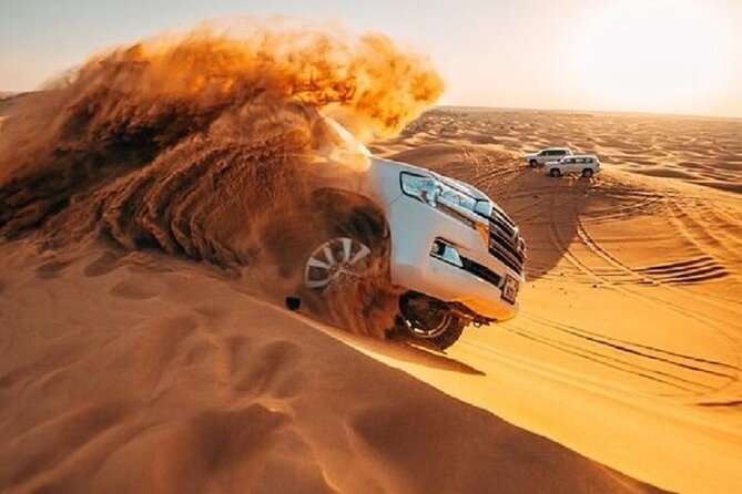 Magical Morning Desert Safari in 4x4 Private Vehicle &Camel Ride - Sandboarding for a simple dose of fun