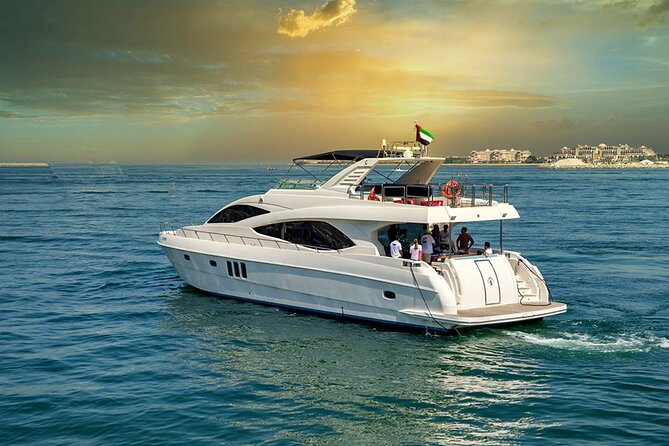 Majesty 77ft Diamond Dust — Dubai's best yacht rental - Swimming, fishing, and time off the boat