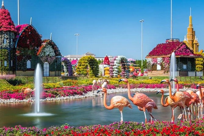 Miracle Garden Dubai Including Pickup & Drop Off - The floral displays and themed paths