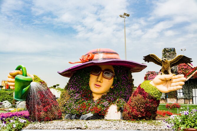 Miracle Garden In Dubai tickets with pickup drop option - Three hours among floral arches, hearts, and vintage cars