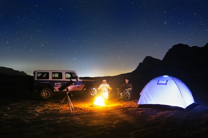 Mleiha Dubai Desert Safari with Stargazing and Dinner - Camel Rock and Fossil Rock